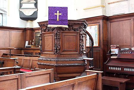 St Benet Pauls Wharf - The Pulpit